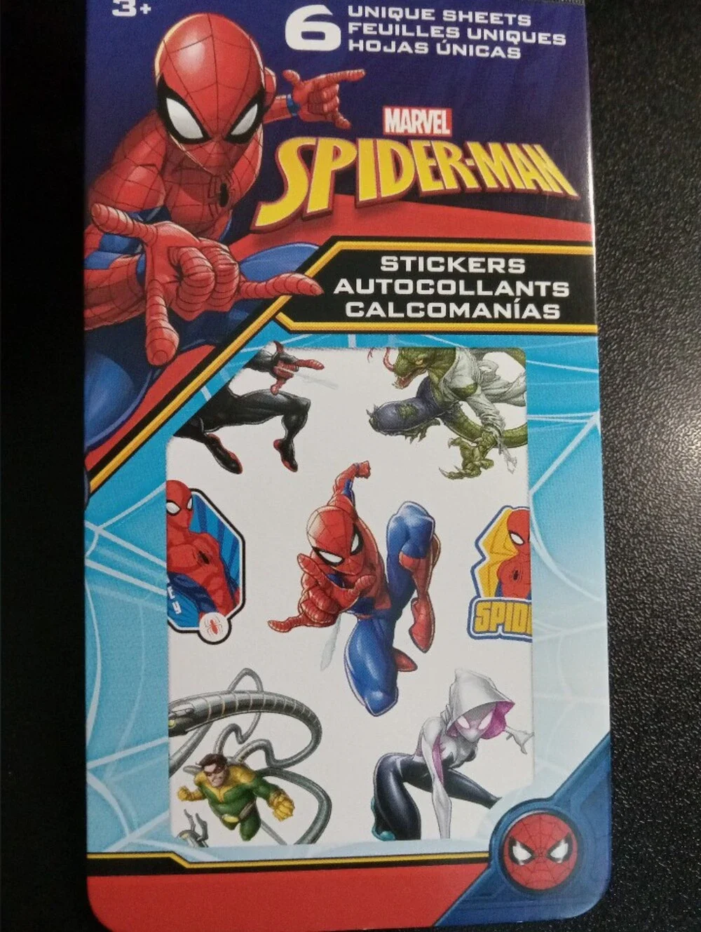 Marvel Spider-Man Sticker Pack - 6 Sheets
